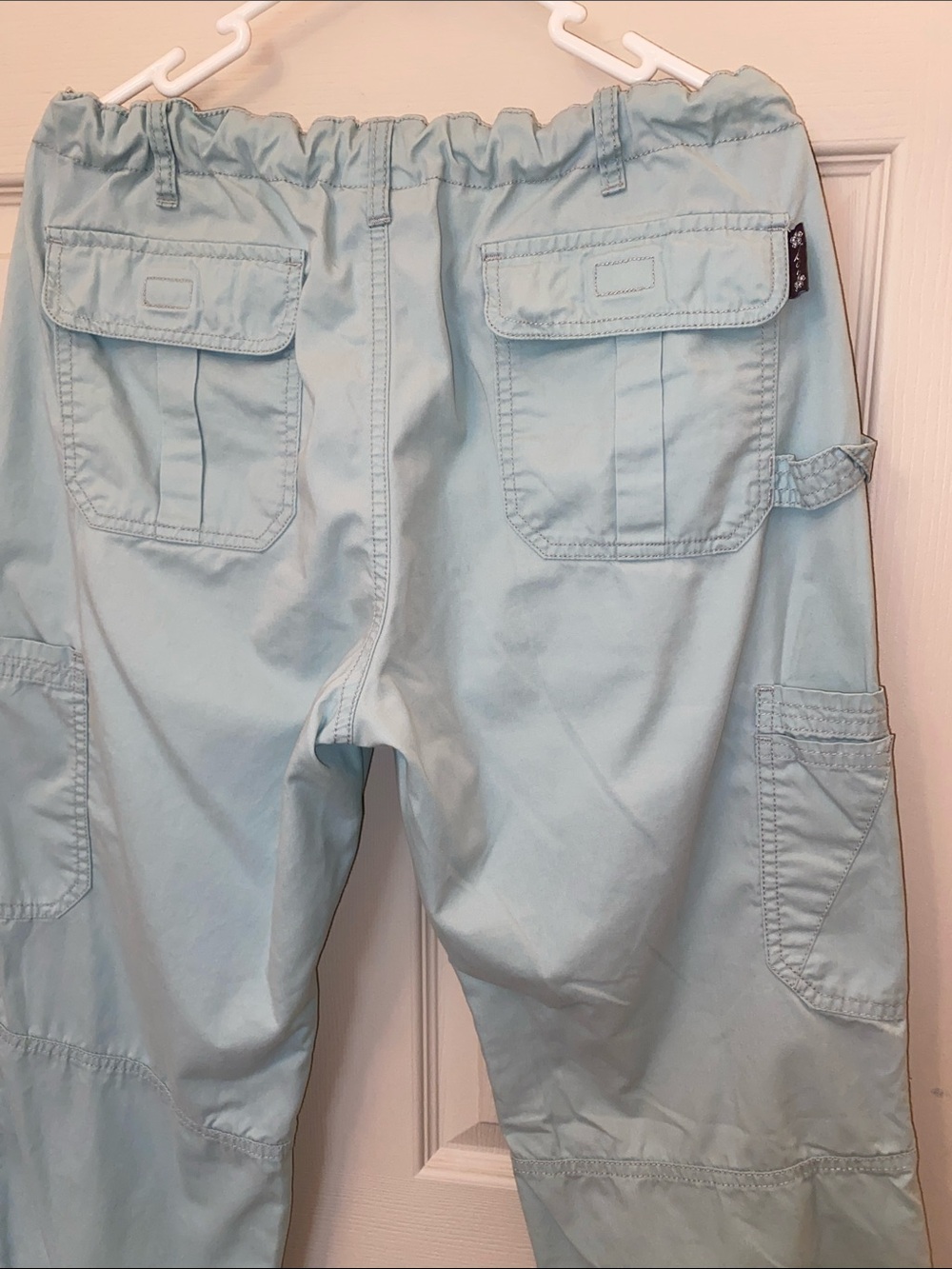 Koi Lindsey Cargo Scrub Pants - Light Sage - Picture 6 of 6